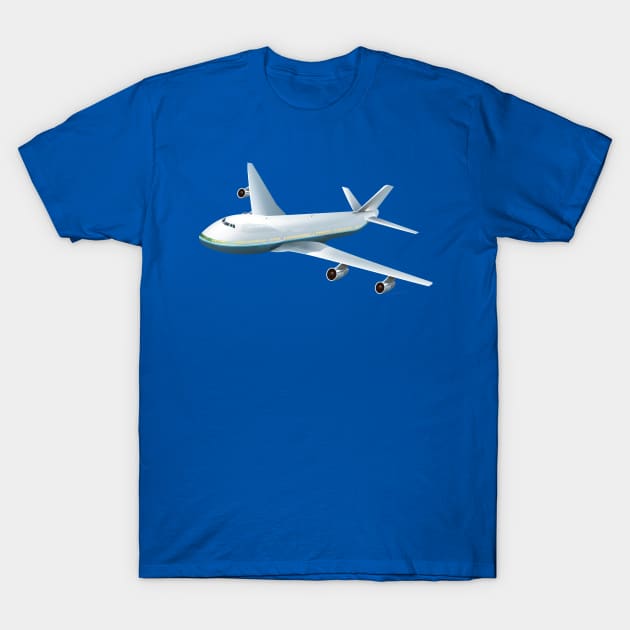 747 Jumbo Jet T-Shirt by nickemporium1